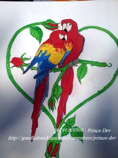 Painting by বুদ্ধদেব প্রামানিক 